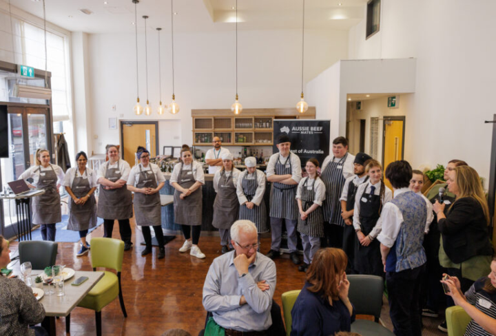 Aussie Beef Mates Bristol Lunch - Chefs and Students