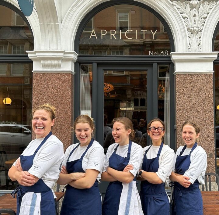 Chantelle Nicolson and team at Apricity