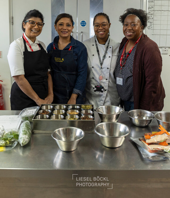 Indian Spice Masterclass - Anjula Devi and Aida Khan with Kyla Bertand and Mex Ibrahim - West London College
