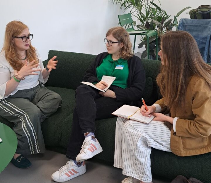 Kate Hofman of Pesto - pictured left - AI in Food and Drink Event