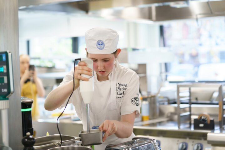 Kiera Carolan at Young National Chef of the Year Finals