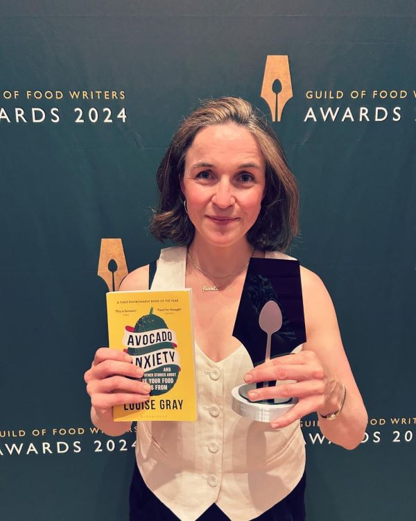 Louise Grey - winner of Investigative Food Work - Guild of Food Writers Awards 2024