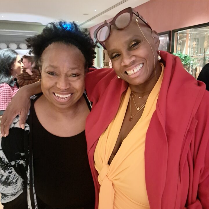 Mex Ibrahim and Andi Oliver at the Great British Menu 2025 Banquet preview screening