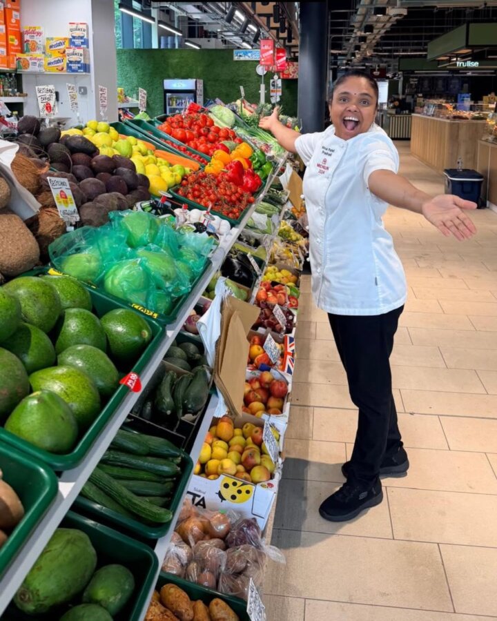 Minal Patel at Darley Street Market - Sustainable Gastronomy Day - Yorkshire