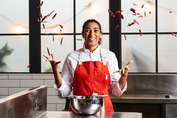 Nikita Pathakji Great British Menu 2026 - Central Region - Mood shot