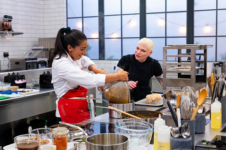 Nikita Pathakji and Ash Valenzuela Heeger on Great British Menu 2026 Central Region