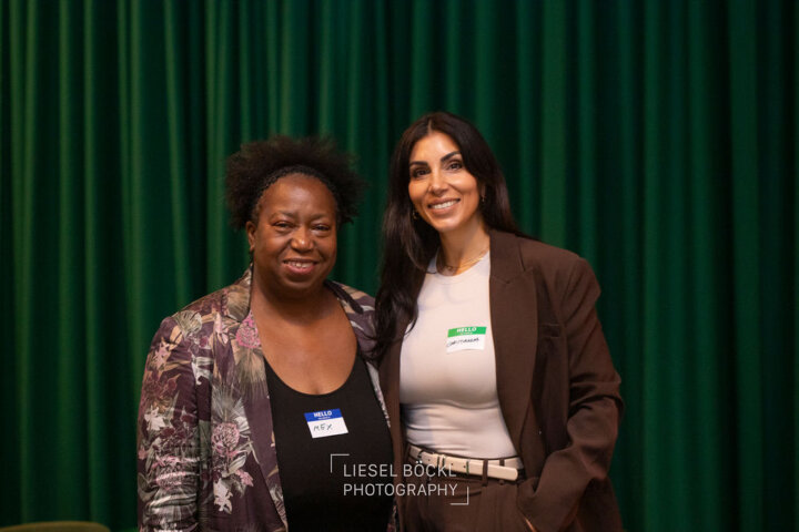 Mex Ibrahim & Christianna at Nourish and Flourish