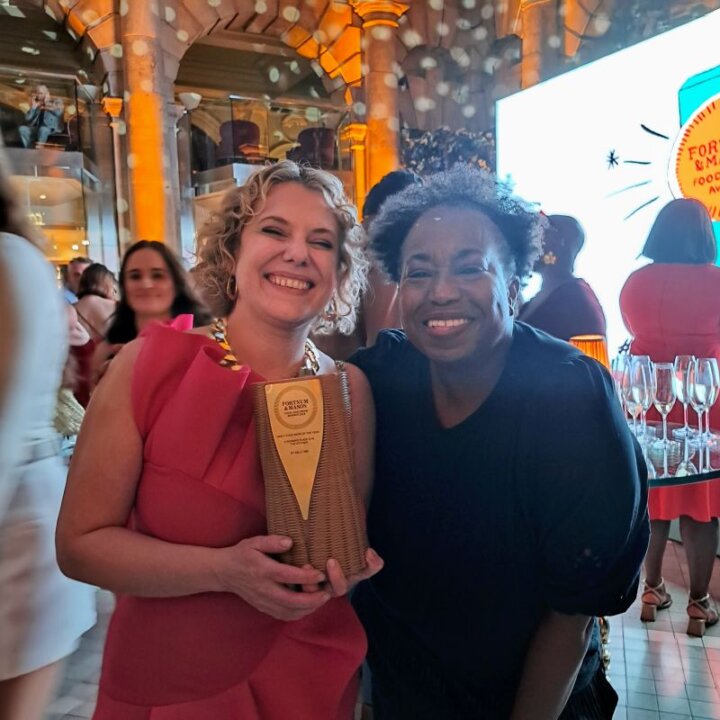 Sally Abe and Mex Ibrahim - Fortnum and Mason Awards 2025