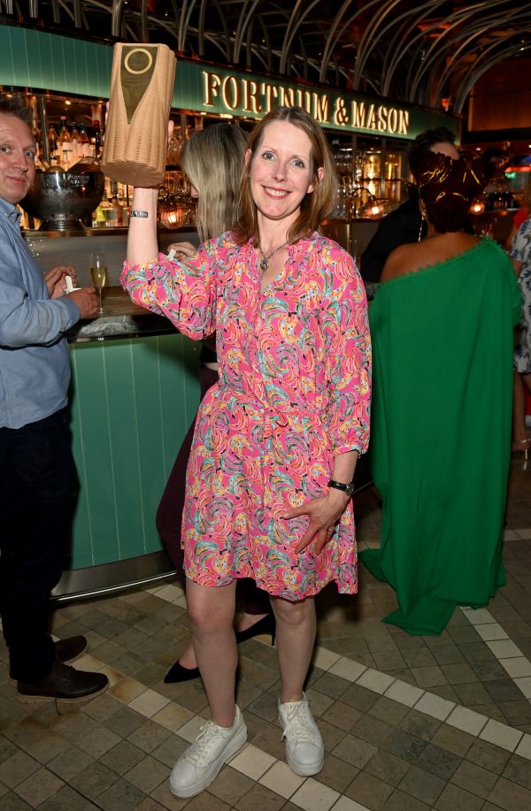Sam Bilton with trophy - Fortnum and Mason Awards 2025