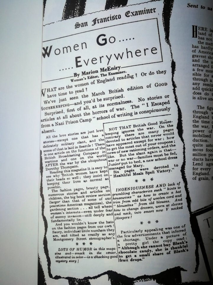 Women in Wartime - What can we learn from Good Housekeeping? - Women In The  Food Industry